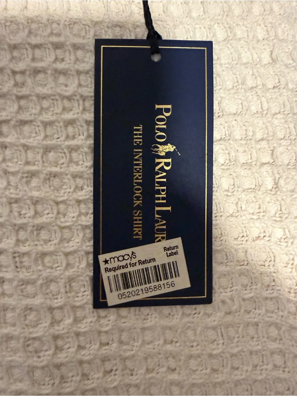 Ralph Lauren Polo Shirt in Light Cream with Embroidered Pony